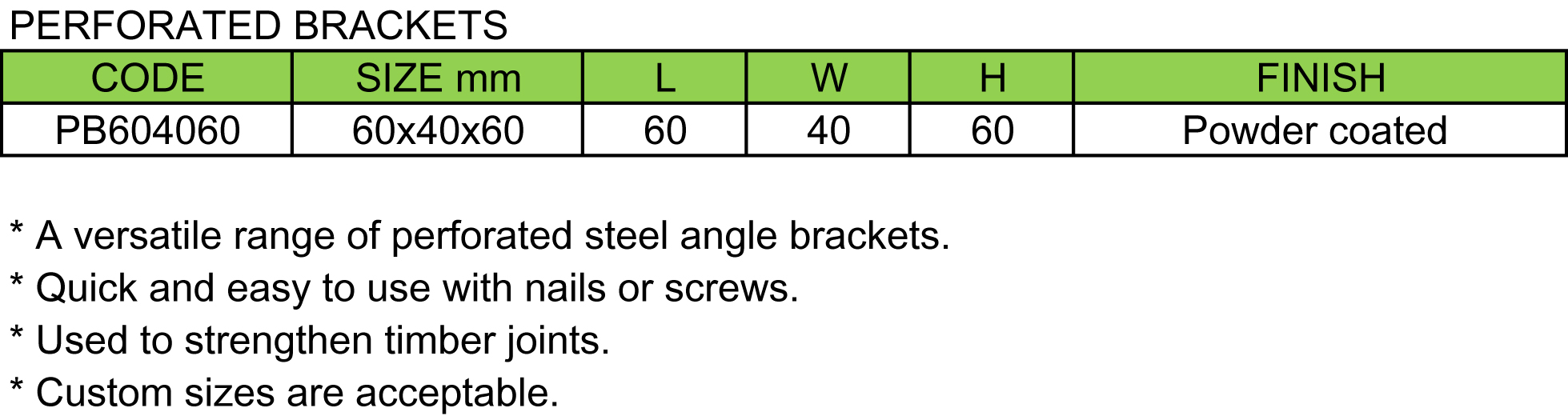 Perforated Brackets(图1)